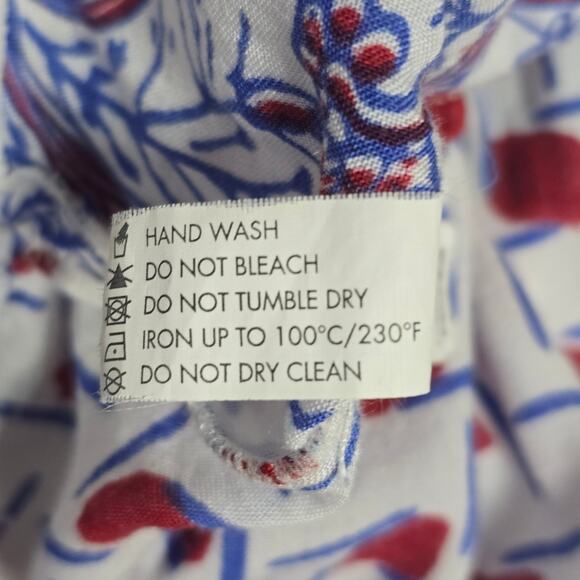 Poupette St Barth Kim White/Red Short Romper Jumpsuit Size‎ 1/Small - Picture 9 of 10